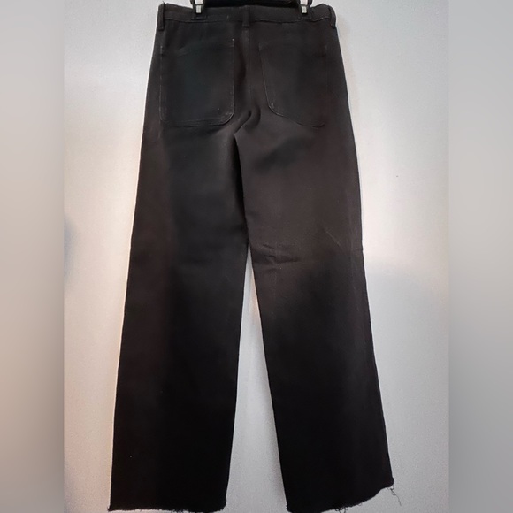 ZARA | wide leg city worker jeans in charcoal - Picture 3 of 5